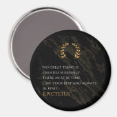 Epictetus's recept voor grootheid magneet (Voorkant / Achterkant)