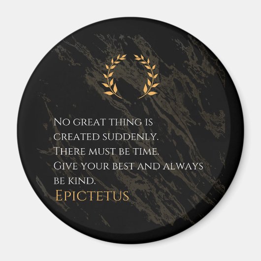 Epictetus's recept voor grootheid magneet (Voorkant)