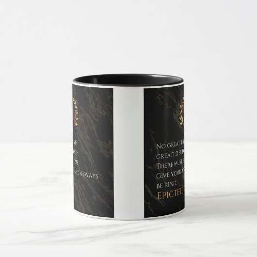 Epictetus's recept voor grootheid mok (Midden)