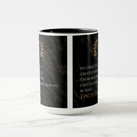 Epictetus's recept voor grootheid mok (Midden)