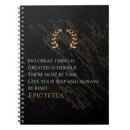 Epictetus's recept voor grootheid notitieboek