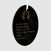 Epictetus's recept voor grootheid ornament (voorkant)