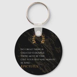 Epictetus's recept voor grootheid sleutelhanger