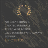 Epictetus's recept voor grootheid sticker (Voorkant)