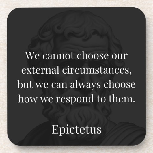 Epictetus's wijsheid: empowerment door middel van bier onderzetter (Voorkant)