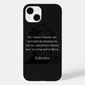 Epictetus's wijsheid: empowerment door middel van Case-Mate iPhone case (Achterkant)