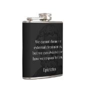 Epictetus's wijsheid: empowerment door middel van  heupfles (Rechts)