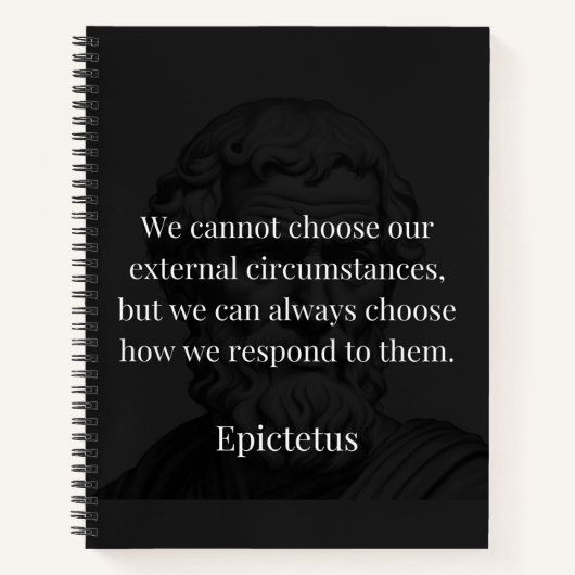 Epictetus's wijsheid: empowerment door middel van  notitieboek (Voorkant)