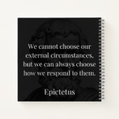 Epictetus's wijsheid: empowerment door middel van notitieboek (Achterkant)