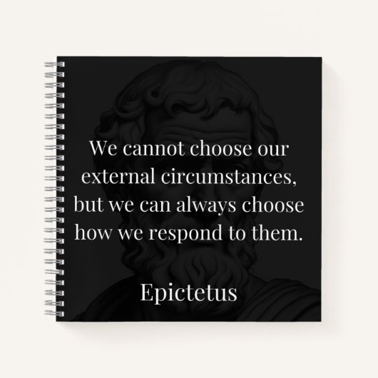 Epictetus's wijsheid: empowerment door middel van notitieboek (Voorkant)