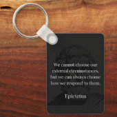 Epictetus's wijsheid: empowerment door middel van  sleutelhanger (Voorkant)