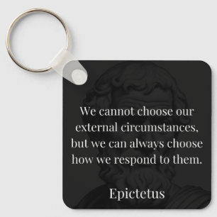 Epictetus's wijsheid: empowerment door middel van sleutelhanger
