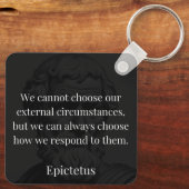 Epictetus's wijsheid: empowerment door middel van  sleutelhanger (Achterkant)