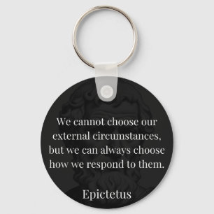 Epictetus's wijsheid: empowerment door middel van  sleutelhanger