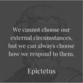 Epictetus's wijsheid: empowerment door middel van  sticker (Voorkant)