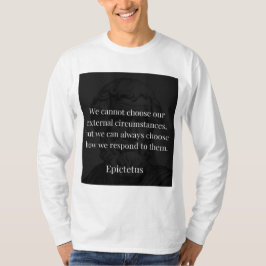 Epictetus's wijsheid: empowerment door middel van t-shirt