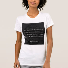 Epictetus's wijsheid: empowerment door middel van t-shirt