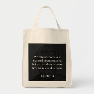 Epictetus's wijsheid: empowerment door middel van tote bag