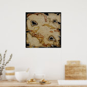 EpicTreasure Map #1 Poster (Keuken)