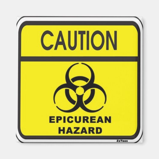 Epicuretisch gevaar magneet (Voorkant)