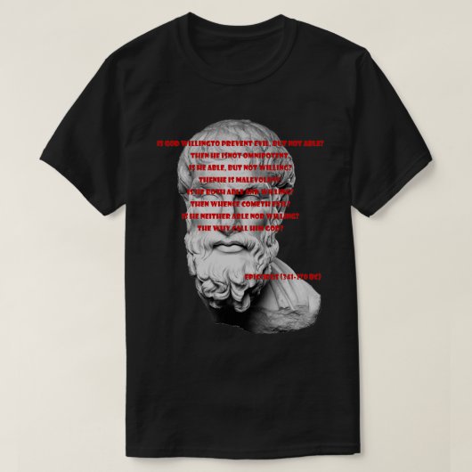 Epicurus 2 t-shirt (Design voorkant)