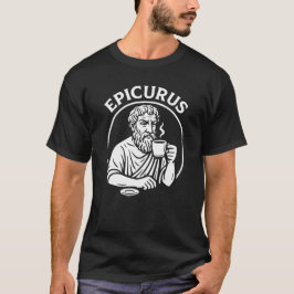 Epicurus Cup Filosofie T-shirt