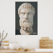 Epicurus / Griekse filosoof / Poster (Keuken)