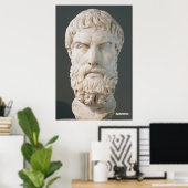 Epicurus / Griekse filosoof / Poster (Thuiskantoor)