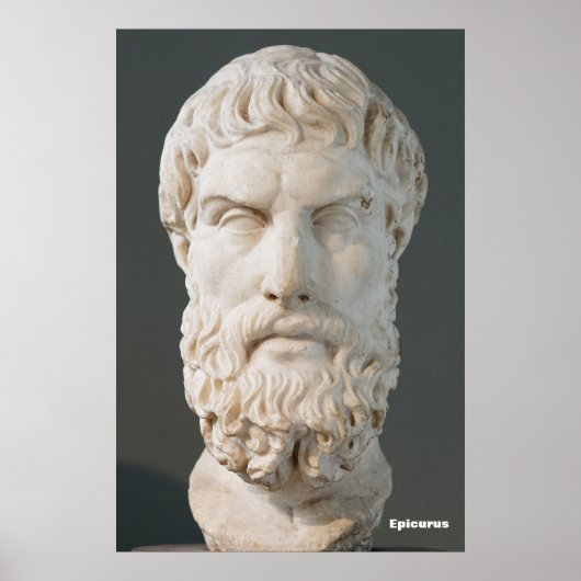 Epicurus / Griekse filosoof / Poster (Voorkant)