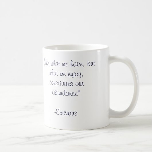 Epicurus Koffiemok (Rechts)