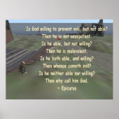 epicurus poster (Voorkant)