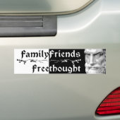 Epicurus: Vriendschapsvrienden 2 Bumpersticker (Op auto)
