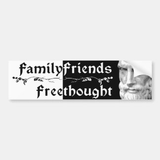 Epicurus: Vriendschapsvrienden 2 Bumpersticker