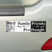 Epicurus: Vriendschapsvrienden Bumpersticker (Op auto)