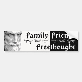 Epicurus: Vriendschapsvrienden Bumpersticker