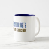 Epidemiologen Charm Tweekleurige Koffiemok (Voorkant rechts)