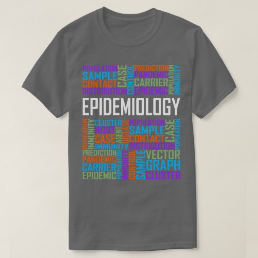 Epidemiologie T-shirt (Design voorkant)