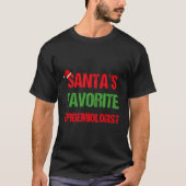 Epidemioloog Grappig Pyjama Kerstcadeau T-shirt (Voorkant)