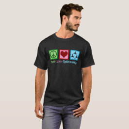 Epidemioloog Peace Love Epidemiology T-shirt