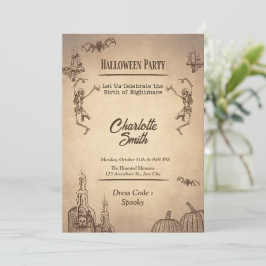 Epidemische elegantie - Dans van de schaduwen Kaart (Staand voorkant)