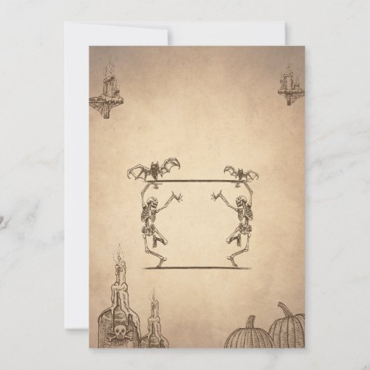 Epidemische elegantie - Dans van de schaduwen Kaart (Achterkant)