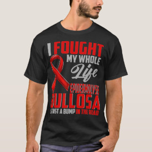 Epidermolysis Bullosa Awareness EB Related Red Rib T-shirt