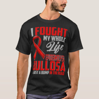 Epidermolysis Bullosa Awareness EB Related Red Rib T-shirt