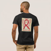 Epidermolysis Bullosa Awareness Ribbon Angel Shirt (Achterkant volledig)