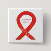 Epidermolysis Bullosa Awareness Ribbon Custom Pin Vierkante Button 5,1 Cm (Voorkant)