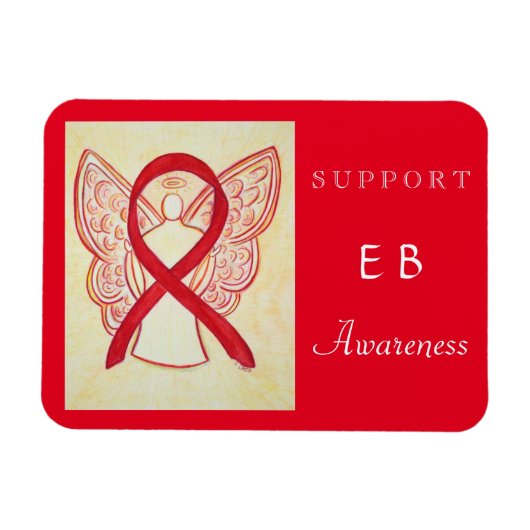 Epidermolysis Bullosa (EB) Awareness Ribbon Magnet Magneet (Horizontaal)