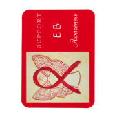 Epidermolysis Bullosa (EB) Awareness Ribbon Magnet Magneet (Verticaal)