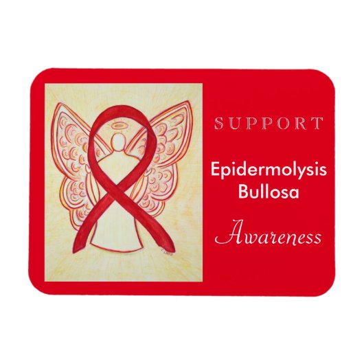 Epidermolysis Bullosa (EB) Awareness Ribbon Magnet Magneet (Horizontaal)