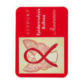 Epidermolysis Bullosa (EB) Awareness Ribbon Magnet Magneet (Verticaal)