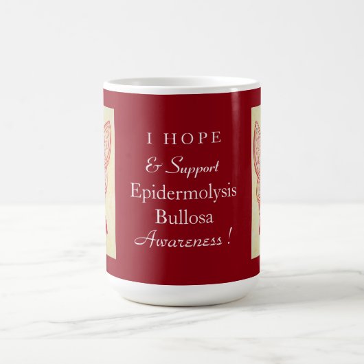 Epidermolysis Bullosa (EB) Awareness Ribbon Mok (Center)